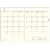 Daigo E9612 Planner, 2025 Schedule Book, Mill Weekly Blue, Starts