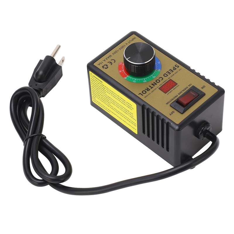 Speed Regulator Motor Fan Controller Stepless Speed Control Switch 15A