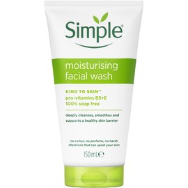 SIMPLE, Limpiador facial con efecto Humectante, 150 ml
