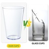 HIGIINC 32 OZ Large Plastic Cups Reusable，Shatterproof Drinking Glasses, Stackable