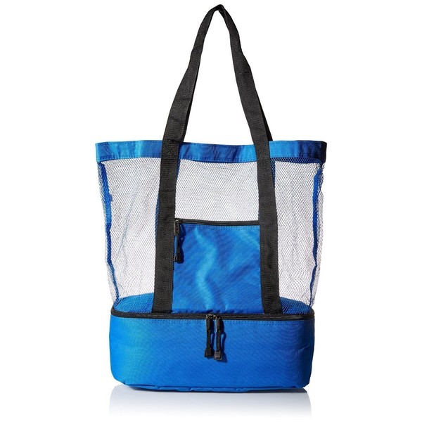 SDI Beach Picnic 12 Can Cooler Tote Bag - Blue