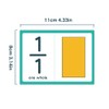 Lachilly Fraction Number Flash Cards - Graphically Illustrated Simplification Math