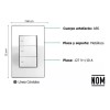 Sanelec Pack 10pz De Placas Sanelec Cordoba 3 Apagadores 4634