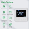 Wengart 24V Digital Thermostat WG538,Indoor Thermostatic Control,Weekly Programming,Colorful Display Suitable