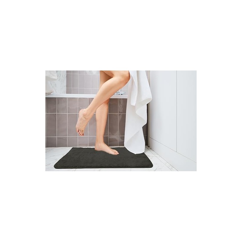 Linden Berg Bath Mat Anthracite 50 x 55 cm -