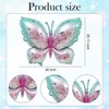 Chris.W Butterfly Balloons,8 Pcs 31 Inch Blue Pink Butterfly Foil