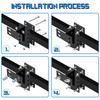 VQOIHP Spare Tire Carrier, Boat Trailer Mount Bracket, Heavy Duty