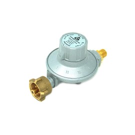 CAVAGNA Low Pressure Regulator 25-50 mbar 11-Level Adjustable Gas Pressure Regulator for Gas Grill, Heater, Patio Heater, Stove