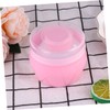 Totority 4sets Talcum Powder Puff Powder Container Puff for Gentle