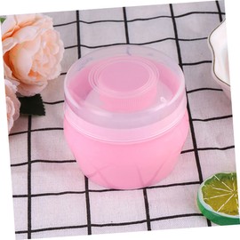 Totority 4sets Talcum Powder Puff Powder Container Puff for Gentle Application for After-bath Use and Travel and Each
