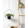 ABETREE Hanging Planter for Indoor Outdoor Plants Metal Mid Century