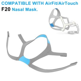 F20 Headgear for AirFit F20 / AirTouch F20 Cpap Headgear Strap, Adjustable Unisex CPAP Replacement Headgear, Soft Comfortable Cpap Mask Head Strap Cpap Supplies - Big Face (Headgear Only)