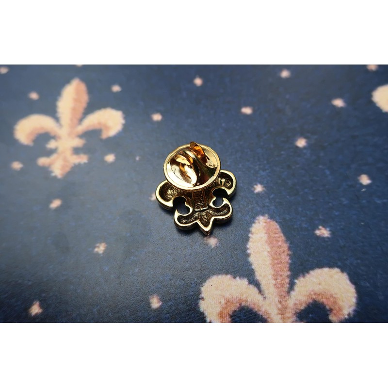 Jim Clift Design Fleur de Lis Gold Lapel Pin -