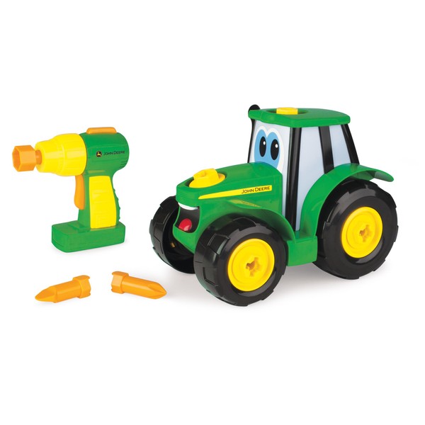 TOMY John Deere Build-A-Johnny Tractor Toy