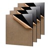 KINLINK 12x12 Acrylic Sheets, 1/8inch (3mm) Black Plexiglass Sheets, Black