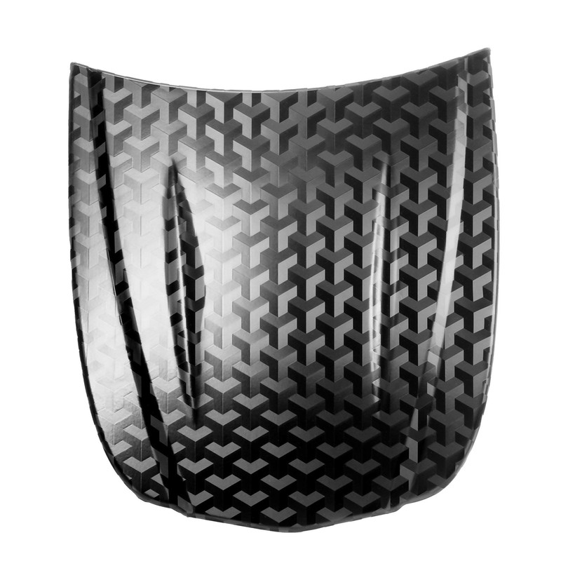 VViViD Designer Black Carbon Fiber Vinyl Wrap (Triangle Carbon, 25ft