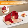 Gleissenweiss Stainless Steel Bread Slicer – Adjustable Manual Sourdough Bread
