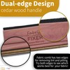 Cashmere Pill Remover Comb with Natural Cedar Wood Handle (Double