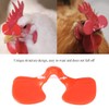 EVTSCAN 100pcs Chicken Eyes Peeper Glasses Spectacles Protector Hen Pecking