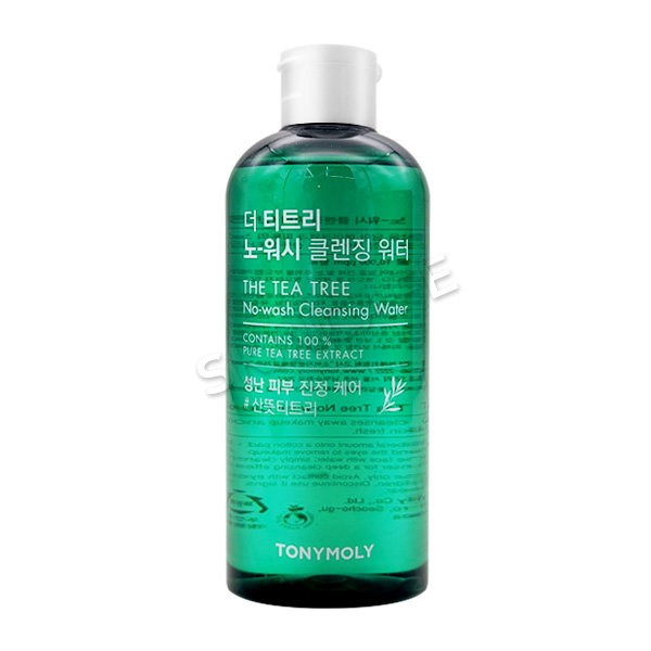 Tony Moly The Tea Tree No-Wash Cleansing Water (Refreshing, soothing)