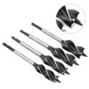 4Pcs Auger Bits Wood Cutting Hole Saw Reaming Twist Drill