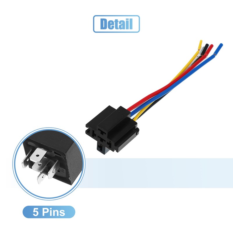 A ABSOPRO Pack of 3 48V 40A SPDT Car Relay