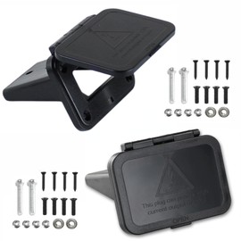 2Pcs 120A Plug Mounting Panel with Dust Cover, Compatible with 120A Series Plug Panel Base for RV, Boat, Truck – Easy Installation with Screws (Plug Not Included)