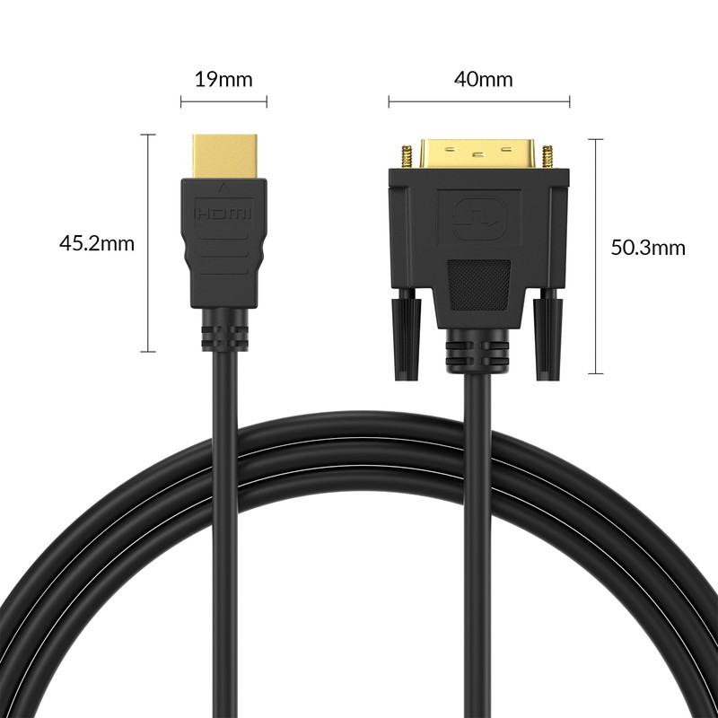 DVI to HDMI Cable 2m