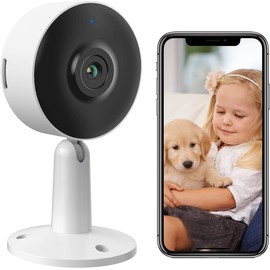 ARENTI IN1 Indoor Sicherheitskameras 2PC, 1080p Full HD Baby Monitor Haustierkamera mit Telefon APP, Nachtsicht, 2-Wege-Audio, Bewegungs-/Tonerkennung, SD-Karte&Cloud-Speicher, Alexa-kompatibel