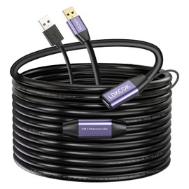 LDKCOK USB 2.0 Type A Male to A Female Active Repeater Extension Cable 60ft, High Speed 480 Mbps