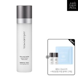 Jeongsaemmul [Jung Saem Mool] Essential Water Ultra Setting Fixer 120ml (+ 15 ml water toner x 2 + 2 prep gel pads x 2) / [정샘물]에센셜 물 울트라 세팅 픽서 120ml(+물토너 15ml X 2개+프렙 겔 패드 2개입 X 2개)