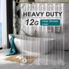 AmazerBath Heavy Duty Shower Curtain Liner 12 Gauge, 72 x