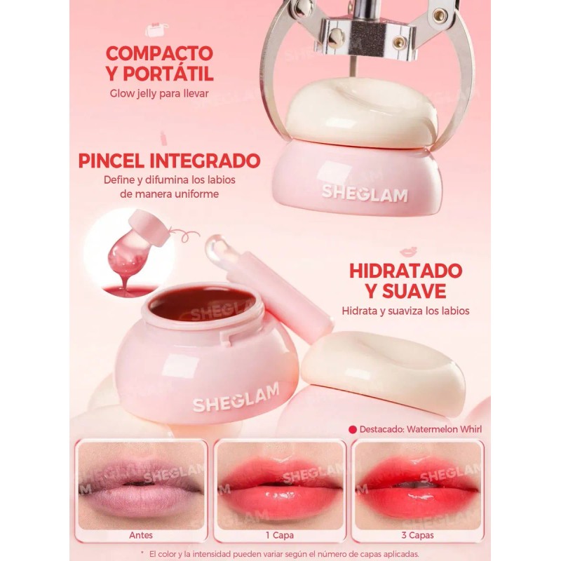 Sheglam Hydra Jelly Bálsamo Labial Hidratante - Guava Glow