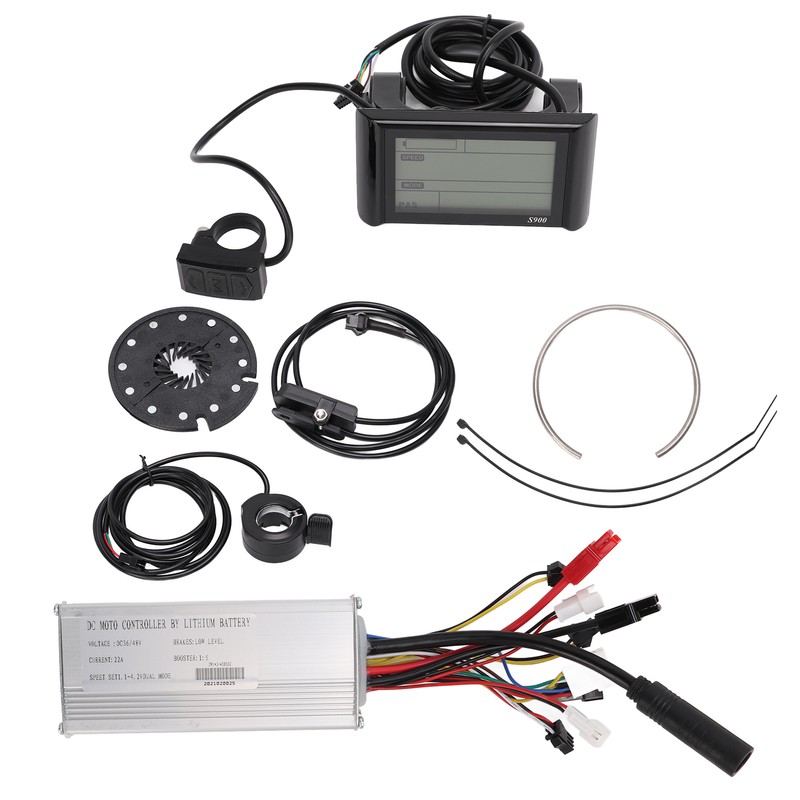 Electric Bicycle Modification Kit Controller Display Thumb Throttle Power Pedal