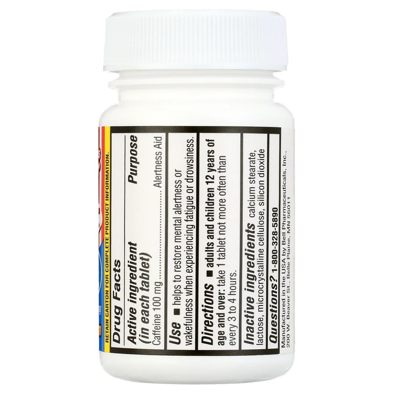 Jet-alert 100 Mg Each Caffeine Tab 120 Count Value Packs