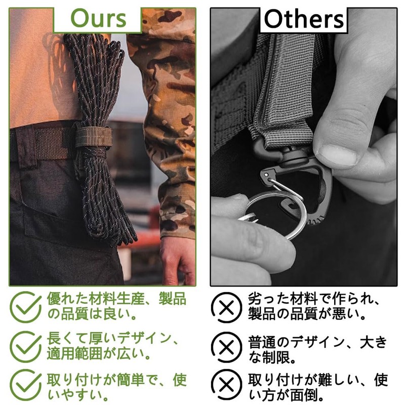 [MNWMNW] Glove Holder, 2 Pack, Black, Army Green, Rugged, Multi-functional,
