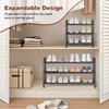 KANAV Expandable Shoe Rack Organizer – 3-Tier Shoe Shelf for