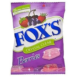 Foxs Crystal Clear Berries Candy 90g.