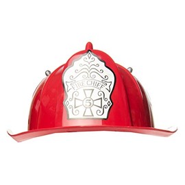 LG - Imports Children's 2861k-2 Fire Helmet America Red Plastic, One Size, red