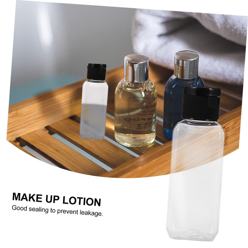 OHPHCALL 30pcs Clear Travel Bottles Refillable Lightweight Leak Containers for