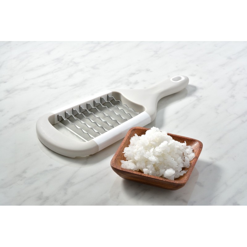 Oaks Leye LS1530 Zakuzaku Stainless Steel Grater, White, Made in