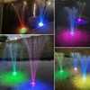 Floating Pool Fountain with Underwater Light Show, Floating Pond Fountain,