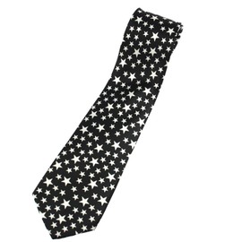 Zac's Alter Ego White Stars on Black Tie