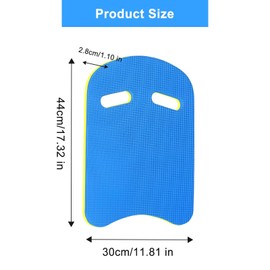 Swimming Board, Foam Swimming Board, Unisex Swimming Board Kickboards With Handles, Foam Swimming Kickboard with Handles, For Swimming Exercises And Training (Blue)