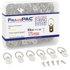FramePac D Ring Picture Hangers with Screws - 100 Pack