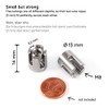 GARDELI® Cross Clamp 5 Pieces Stainless Steel (A4) for 3