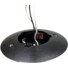 KastLite Black Wing Clip Post Top Fitter | Fits Lamp Post Globes and Acorns with a 5.25" Opening & 3" Post | Made of Polycarbonate | Single