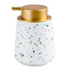 +kuRo Hand Soap Dispenser, Soap Dispenser, Foam, Ceramic, Stylish, Cute,