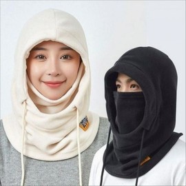 Fleece-lined Hood Warmer Face Mask Balaclava - Multi-purpose Grey