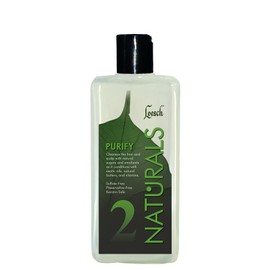 10 oz Loesch Naturals Purify Step 2, an advanced shampoo that cleanses the hair and scalp with all natural ingredients, sulfate-free and preservative-free.